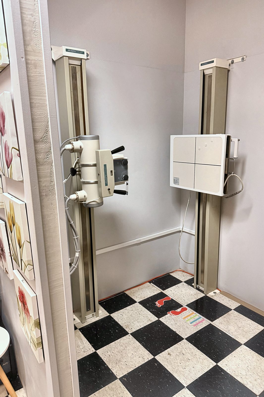 On site digital X-ray imaging suite at the Troutdale clinic