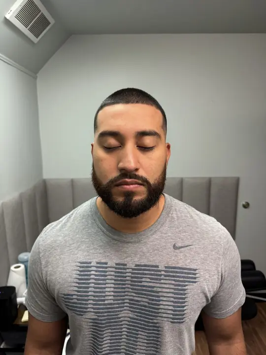 Head Repositioning Drill: Step 2: eyes closed, head at home