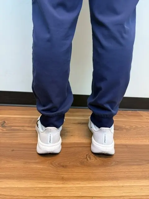 Heel Raises: Start: heels on the ground