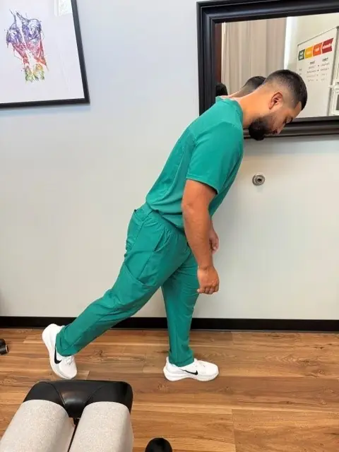 Hip Airplanes: T position: hinged forward, standing leg steady