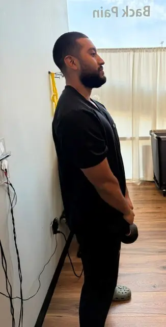 Hip Hinge: Start: standing tall holding the weight