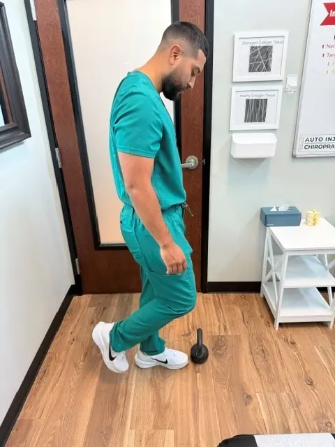 Single-Leg Deadlift: Standing tall, back toes lightly touching for balance