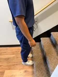 Step-Ups: Start: foot on the step