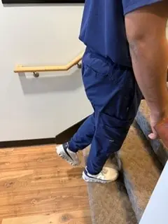 Step-Ups: Top: standing tall on the step